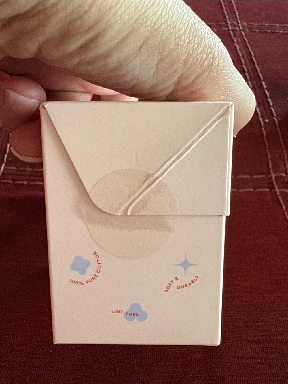 🆕WHITE RABBIT:  Naked Cotton Facial Pads - 50 units